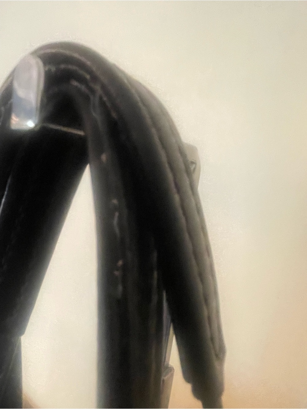 Coach Ashley Black Leather Convertible Satchel - Picture 5 of 12